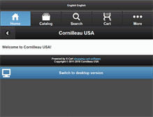 Tablet Screenshot of cornilleauusa.com